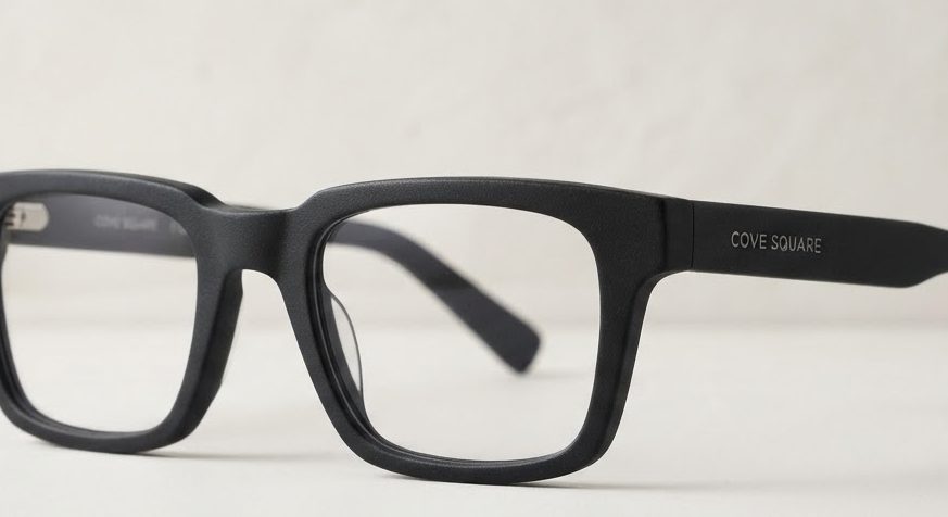 Cove Square — Matte Black — detail view