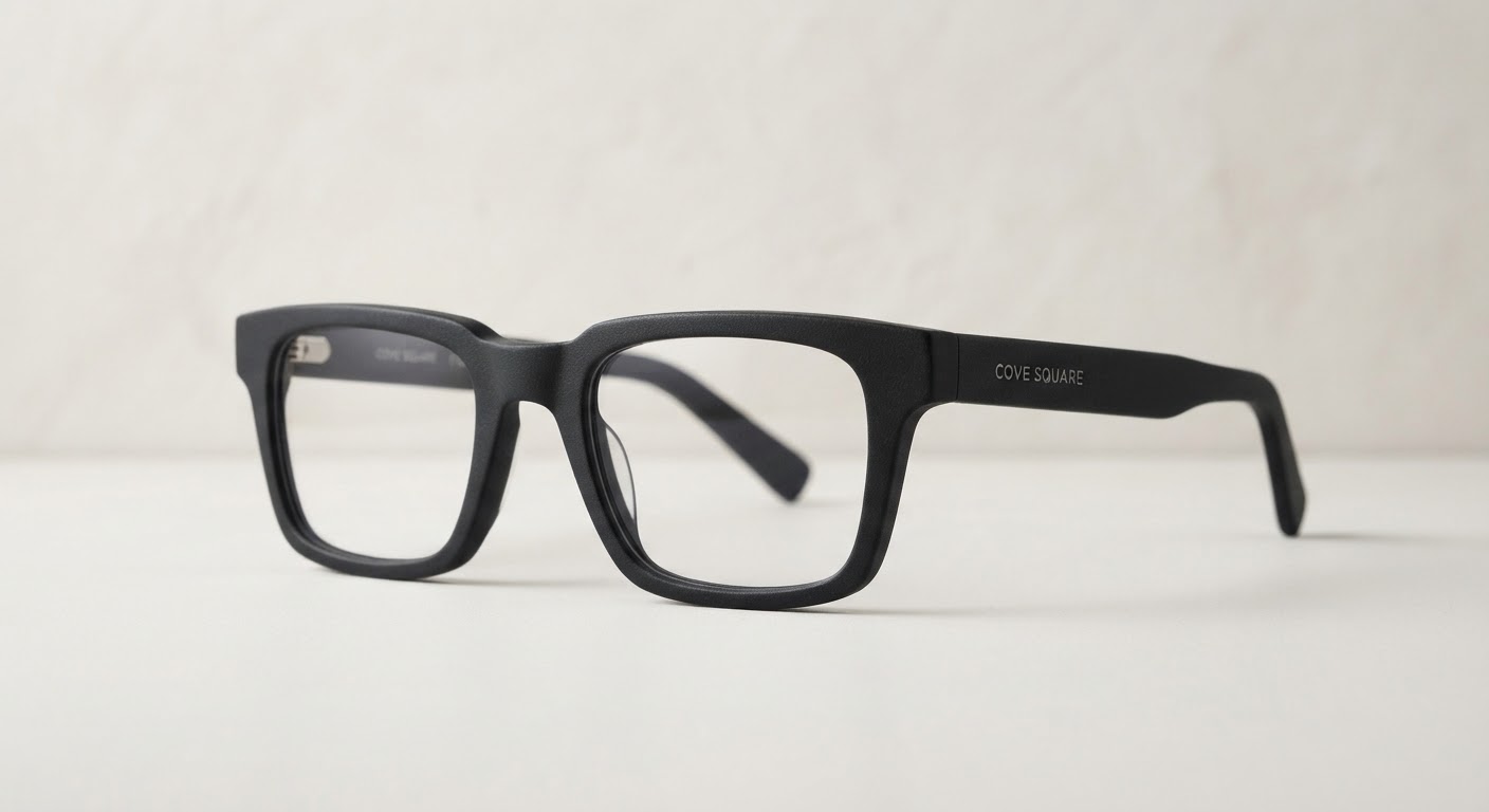 Cove Square — Matte Black — Optical